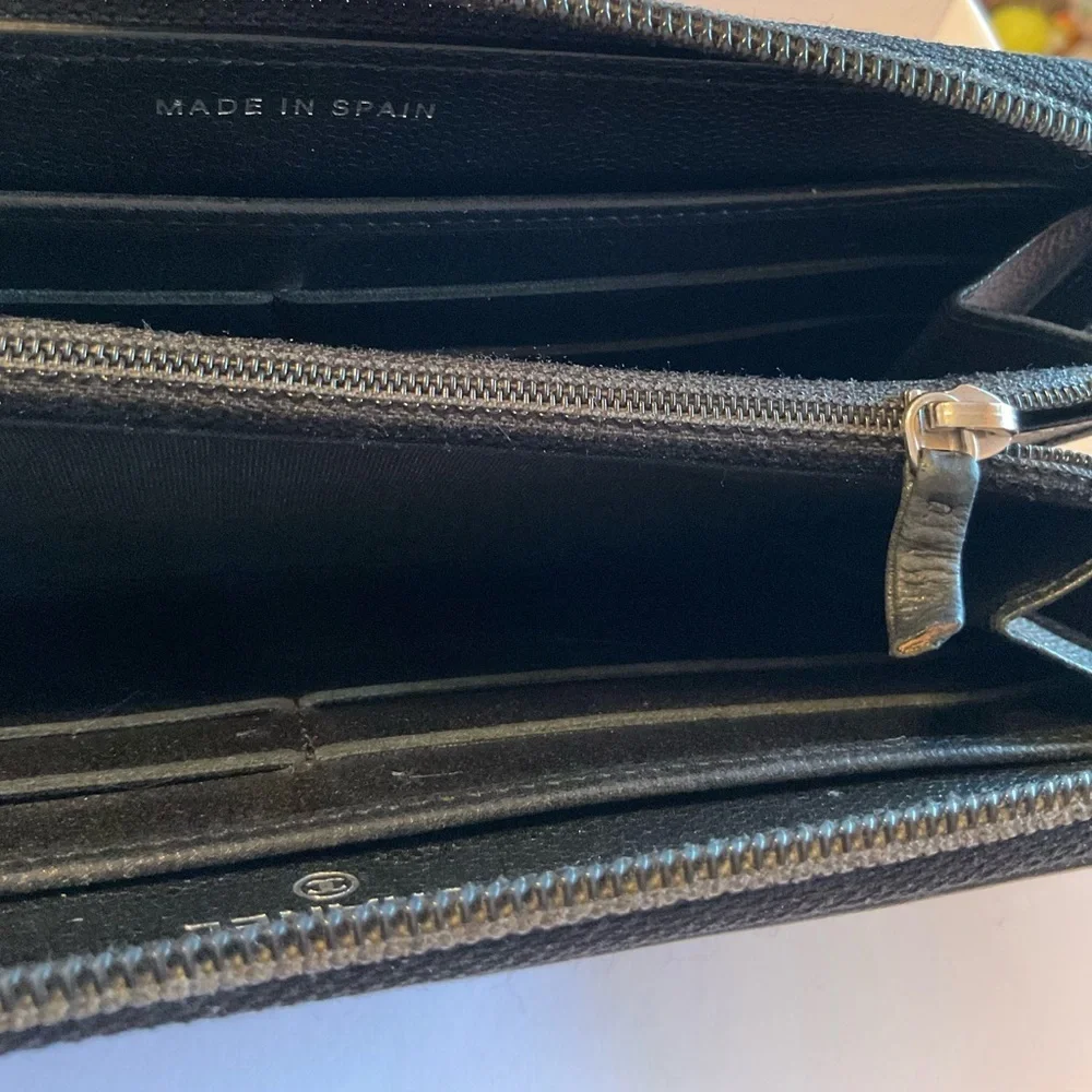 Chanel Black Leather Wallet